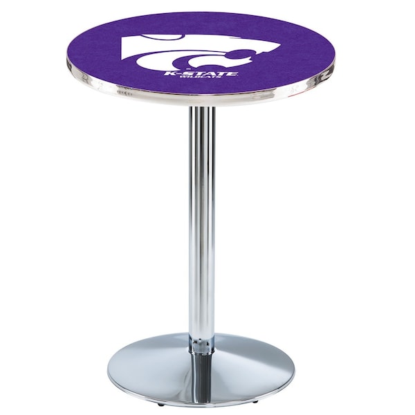42" Chrome Kansas State Pub Table